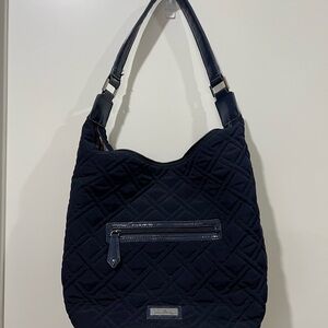 Vera Bradley Navy Quilted Shoulder Bag